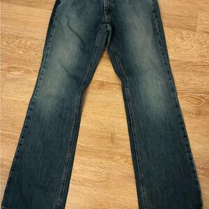 Tommy Hilfiger Men's Dark Blue Bootcut Jeans